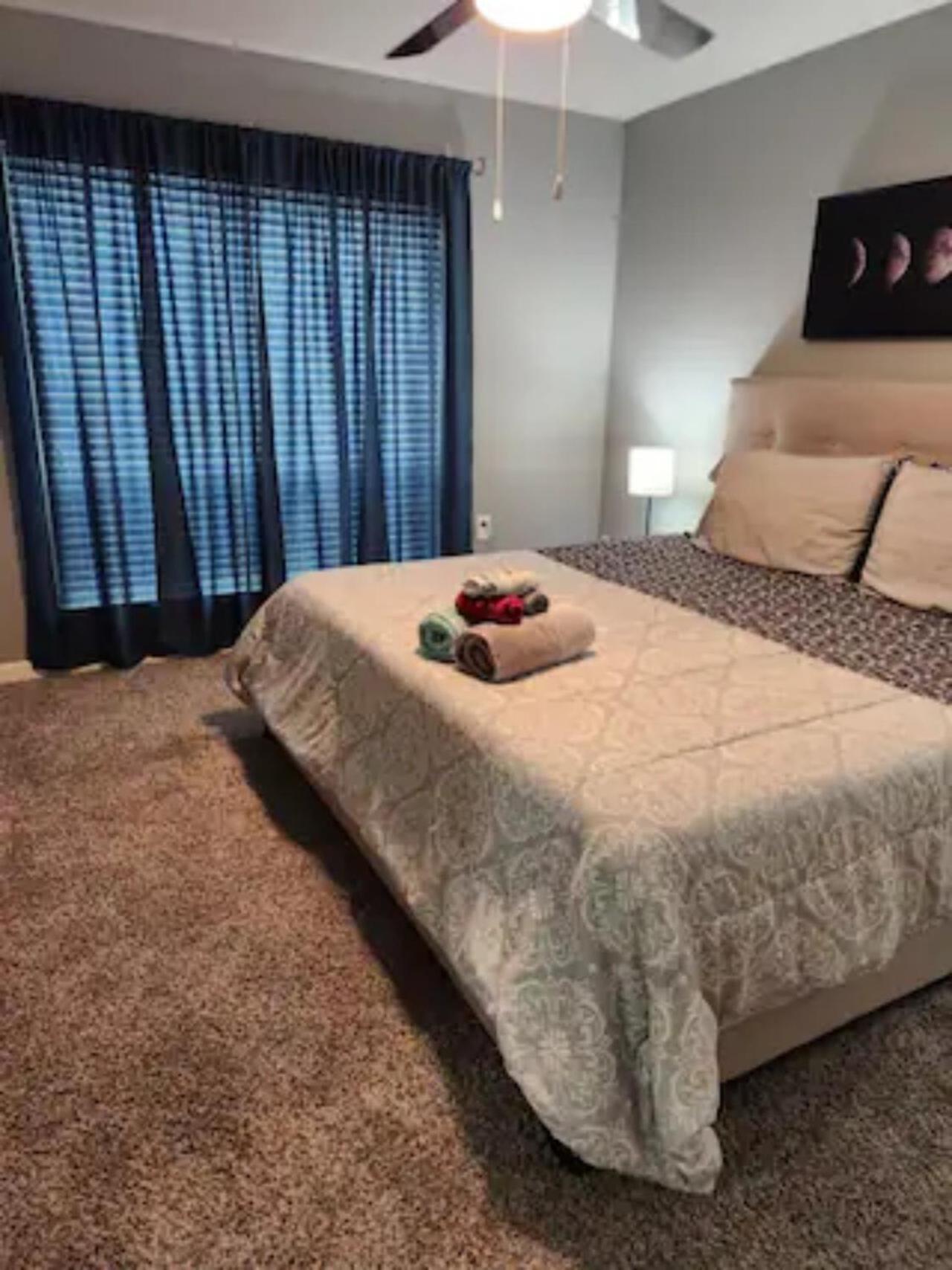 Blue Shark *B501* @ Medical Center 1Br Modern King Apartment With Private Patio 休斯敦 外观 照片
