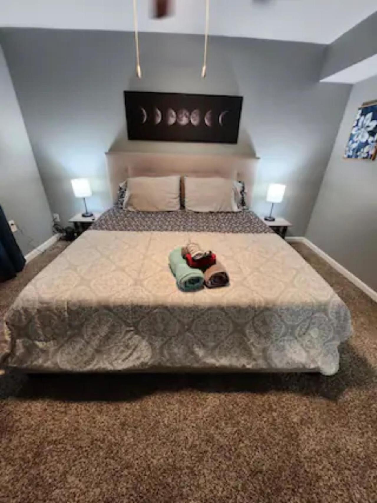 Blue Shark *B501* @ Medical Center 1Br Modern King Apartment With Private Patio 休斯敦 外观 照片