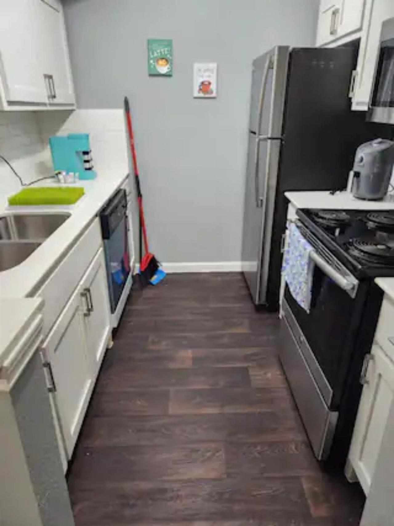 Blue Shark *B501* @ Medical Center 1Br Modern King Apartment With Private Patio 休斯敦 外观 照片